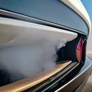 Дым из выхлопа: что может означать цвет и запах