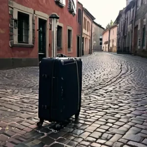 Путешествие с чемоданом по брусчатке: как выбрать колёса и не страдать